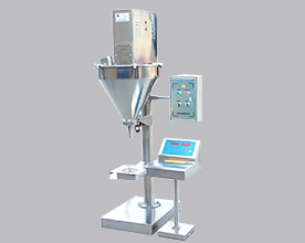 實拍半自動粉劑包裝機  速度快扭距大、可灌裝多種粉劑